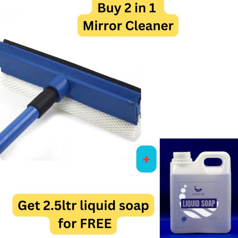 2-in-1 Glass Cleaner{Free 2.5ltr Liquid Soap}