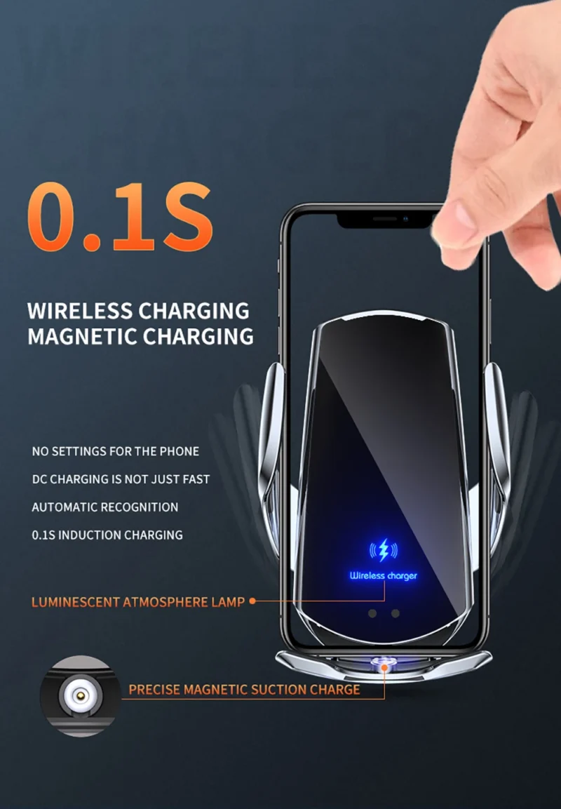 Sleek Wireless Phone Hanger&Charger - Image 2