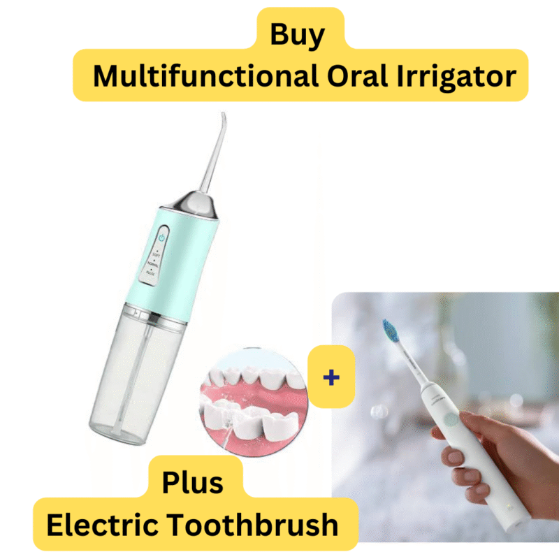Multi-functional Oral Combo {Water Floss + Electric Brush}